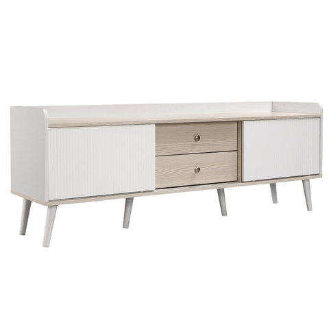 Rootz Elegant TV Cabinet - Media Storage Unit - Entertainment Console - Durable Design - 160cm x 40cm x 58cm