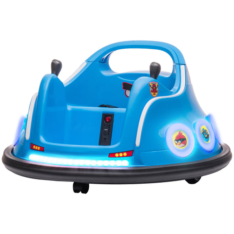 Rootz Kids Bumper Car - Electric Vehicle - Ride-On Toy - 360° Rotation Fun - 73cm x 73cm x 44cm - USB & LED Lights