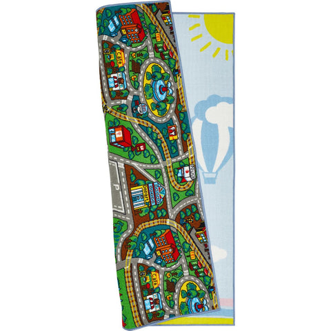 Rootz Children's Carpet - Play Mat - Reversible Rug - Ultimate Fun - 190 x 133 x 0.8 cm