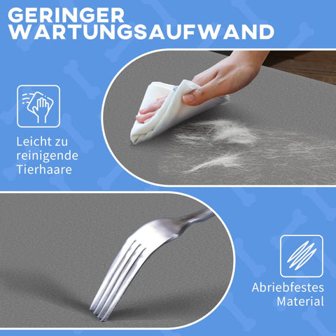 Rootz Folding Dog Lounger - Pet Cot - Portable Dog Bed - Hot/Cold Protection - 600D Oxford - Indoor Outdoor - Easy Clean - Steel Frame - 71cm x 58cm x 20cm