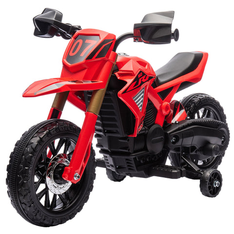 Rootz Electric Motorcycle for Children - Kid's Ride-On Motorbike - Toy Bike - Safe Training Wheels - 105L x 57W x 62H cm