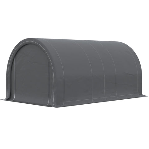 Rootz Waterproof Carport Garage - Storage Tent - UV Protection - Removable Side Walls - 5m x 3m x 2.4m - Galvanized Steel Frame