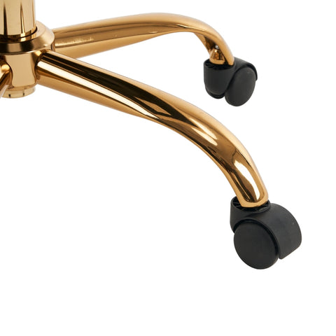 Rootz Swivel Leisure Chair - Enhanced Comfort Chair - Faux Fur Seat - Durable & Adjustable - 55.8cm x 55.1cm x 83.8cm