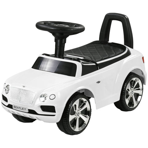 Rootz Bentley Bentayga Ride-On Car - Kids Slide Car - Children's Wheels - Anti-Tip Feature - Comfortable Backrest - Music Play - 67cm x 29cm x 39cm