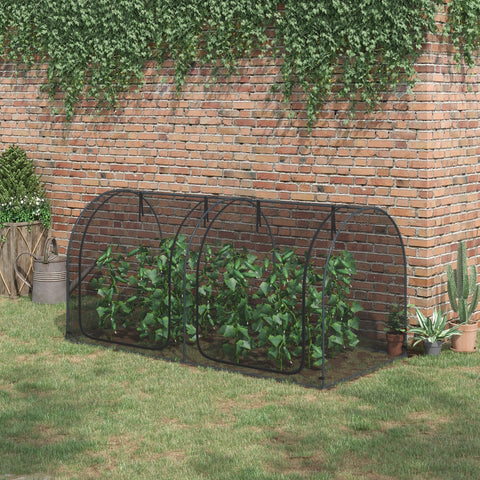 Rootz Garden Netting Plant Protection Tent - Pest Net - Insect Protection - Windproof - 249 x 120 x 120 cm