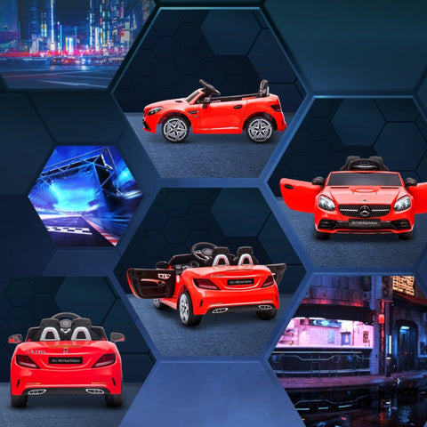 Rootz Children's Electric Car - Kids Ride On Toy - Remote Control Car - LED Headlights - Music Player - 107cm x 62.5cm x 44cm