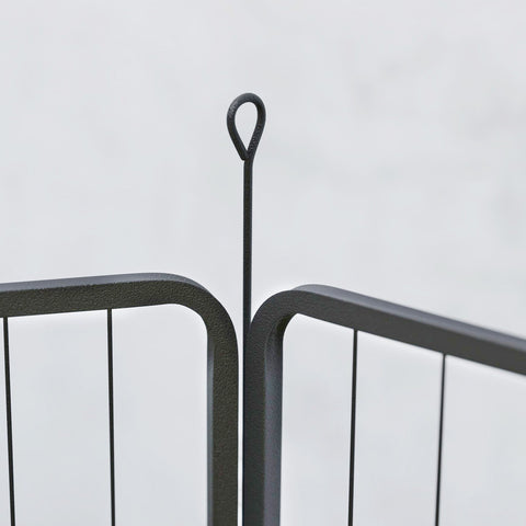 Rootz 2 Set Expansion for Puppy Enclosures - Dog Fence Panels - Pet Playground - Robust Steel - 80cm x 100cm x 1.5cm