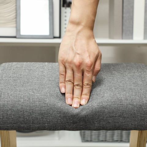 Rootz Ergonomic Rocking Knee Stool - Posture Chair - Kneeling Seat - Back Pain Relief - Birch Frame - 54.5W x 85D x 54H cm