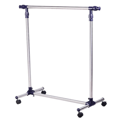 Rootz In Hoogte Verstelbaar Kledingrek - Kapstok - Kledingrek - Duurzaam &amp; Mobiel - RVS &amp; Kunststof - (86-160) x 45 x (95-170) cm