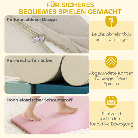 Rootz 5-Part Foam Float Set - Baby Blocks - Toddler Playset - Safe & Washable - 61cm x 40.6cm x 60cm