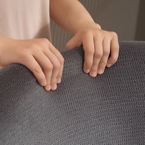 Rootz Modern Upholstered Chair - Accent Chair - Reading Chair - High Comfort - Grey - 70cm x 74.5cm