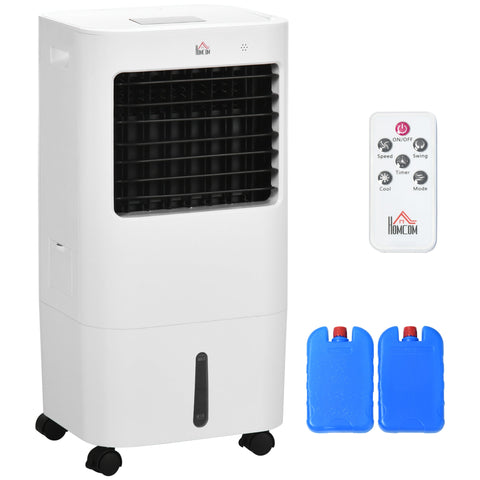 Rootz Air Conditioning Air Cooler - Portable Fan - Humidifier - 3 Modes - Timer Function - 32x37x74cm