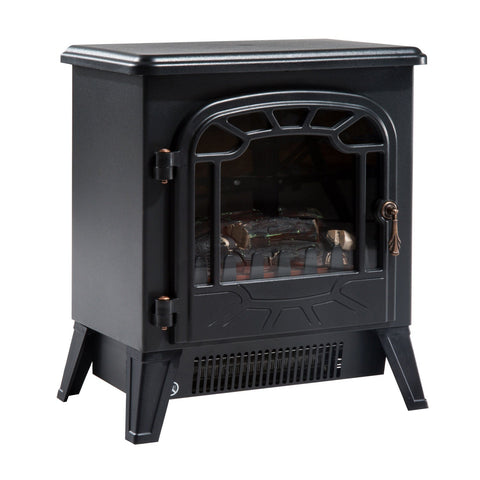 Rootz Electric Fireplace - Flame Effect Heater - Realistic Simulation - Smoke Free Comfort - 36cm x 25.5cm x 41.5cm