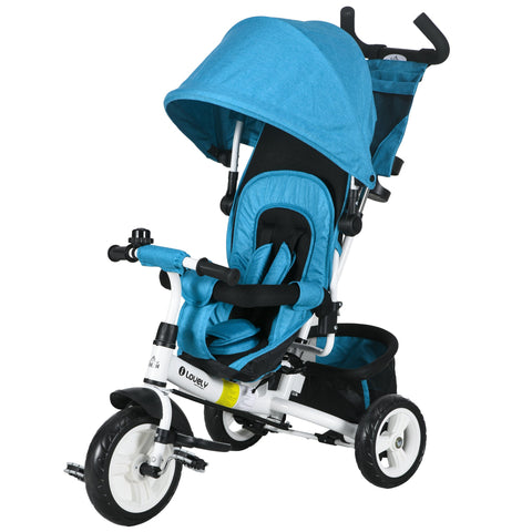 Rootz Children's Dreiwad - Toddler Tricycle - Kids' Bike - Promotes Learning - Metal Frame - Blue - 102 x 49 x 102 cm