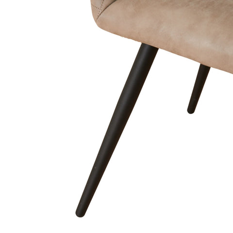 Rootz 2 Piece Makeup Chair Set - Beauty Chair - Ergonomic Seating - Faux Leather Comfort - 58cm x 56cm x 80cm