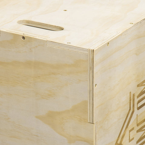 Rootz Box Jump Plyometrics - Jump Box - Plyobox - Muscle Building - 45L x 40W x 60H cm