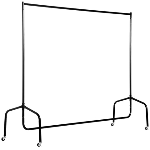 Rootz Clothes Rack - Clothes Trolley - Laundry Rack - 360° Casters - Heavy-Duty Metal Frame - Easy Assembly - 150cm x 60cm x 170cm
