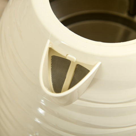 Rootz 2-in-1 Toaster and Kettle Set - Breakfast Set - Kitchen Appliance Set - 7 Browning Levels - White- Toaster 29.2 x 27.9 cm - Kettle 24.1 x 19.5 x 23.2 cm