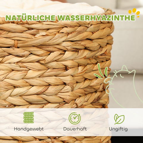 Rootz Scratching Barrel Cat Tower - Cat Condo - Cat Tree - Cozy Caves - 40cm x 50cm x 22cm - Ideal for Cats Up to 3.5kg