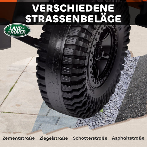 Rootz Children's Electric Car - Kids Ride-On Vehicle - 12V Battery Powered Toy Car - Remote Control & Music Function - 115cm x 61cm x 61cm - Orange