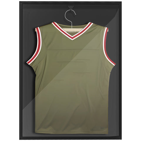Rootz Frame Box T-Frame - Jersey Display Case - Sports Memorabilia Frame - UV Protection - 60cm x 80cm x 4cm