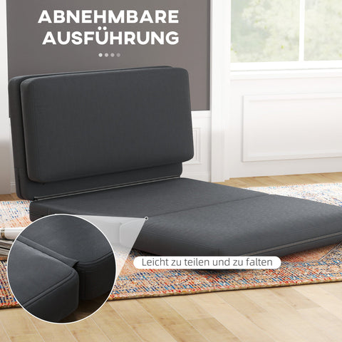 Rootz 3-in-1 Folding Recliner - Guest Mattress - Divisible Sofa - Maximum Comfort - 138W x 90D x 70H cm