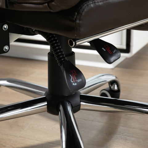 Rootz Office Chair Executive Seat - Ergonomic Chair - Comfortable Seating - Tiltable Backrest - 64.5 x 69 x 117 cm