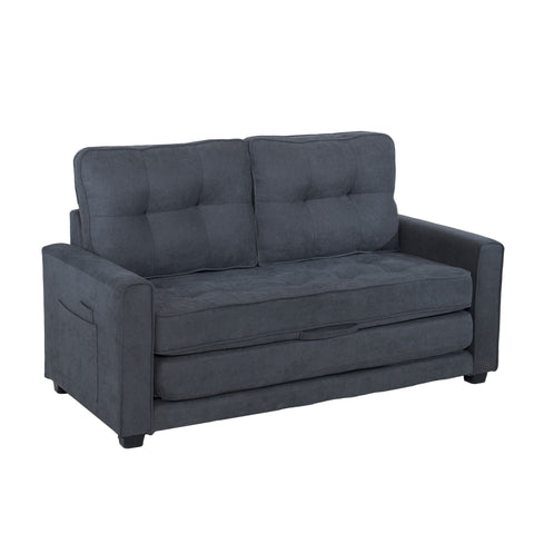 Rootz Modern 2-Seater Sofa Bed - Convertible Couch - Sleeper Sofa - Double-Layer Padding - 151L x 75W x 86H cm