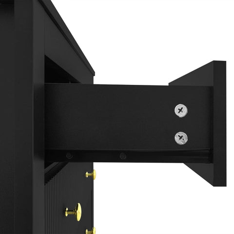 Rootz Elegant Sideboard - Storage Cabinet - Drawer Unit - Luxurious Shine - 79cm x 39.5cm x 80.5cm