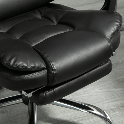 Rootz Executive Office Chair - Ergonomic Chair - Reclining Seat - Comfort Tilt Function - 64.5cm x 69cm x 117cm - Black