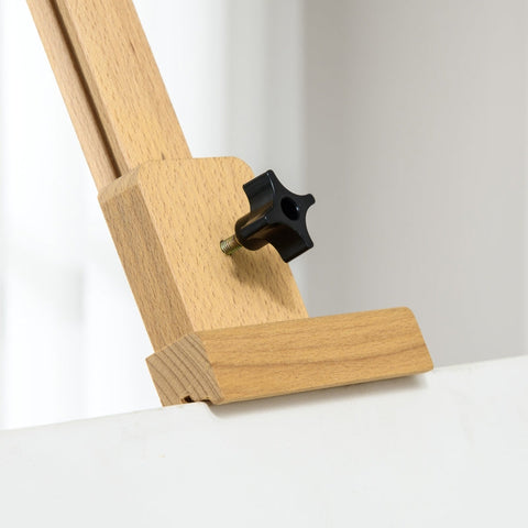 Rootz Beech Wood Easel - Adjustable Height - Painter's Easel - Wedding Sign Stand - Stable Tripod Design - 65cm x 110cm x 180-235cm