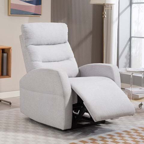 Rootz Adjustable Relaxation Armchair - Modern Upholstered Chair - Recliner with Footrest - Comfortable Seating - 76cm x 93cm x 103cm