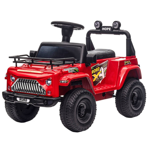 Rootz elektrische kinderauto - kinderauto - speelgoedauto - off-road avontuur - opbergruimte, muziek, veiligheidsvoorzieningen - 82 cm x 48 cm x 56 cm - kunststof, metaal
