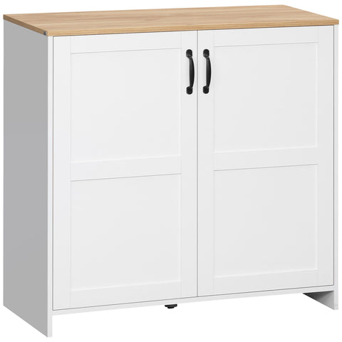 Rootz Storage Cabinet Buffet - Sideboard - Kitchen Cabinet - Adjustable Shelves - 90 x 39.5 x 88 cm