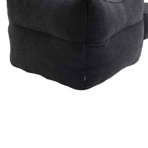 Rootz Bouclé Bean Bag - Memory Foam Chair - Lounge Armchair - Ultimate Comfort - 91x83x66cm