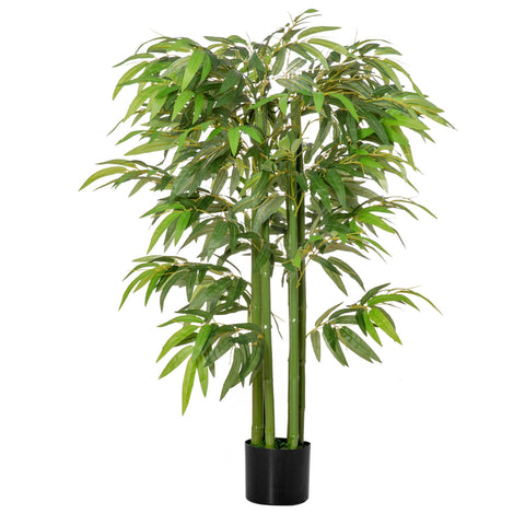 Rootz Artificial Bamboo Plant - Fake Plant - Silk Plant - Realistic Look - Low Maintenance - 140cm Tall - Green