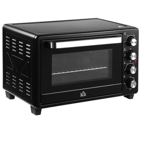 Rootz Mini Oven - Compact Oven - Countertop Oven - Adjustable Temperature - 52.2cm x 38.1cm x 33.5cm