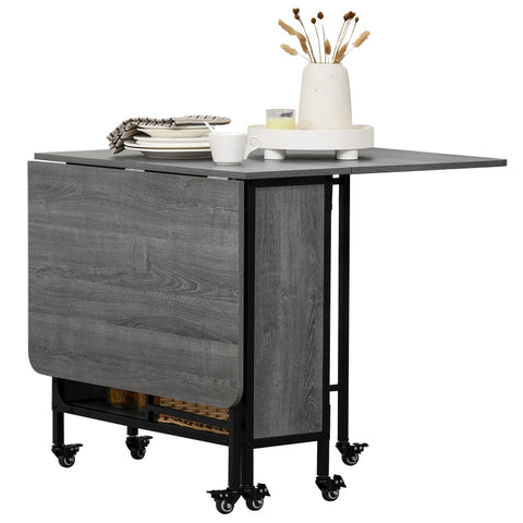 Rootz Extendable Dining Table - Kitchen Table - Foldable Dining Table - Space-Saving - 130cm x 80cm x 74cm