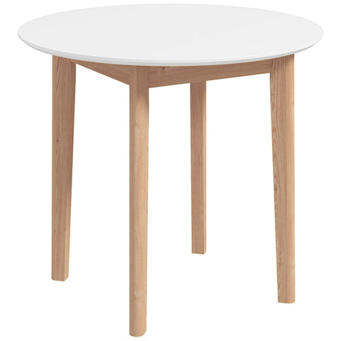 Rootz Dining Table - Kitchen Table - Space-Saving Table - Classic Scandi Design - Durable Pinewood - 75cm x 75cm x 76cm