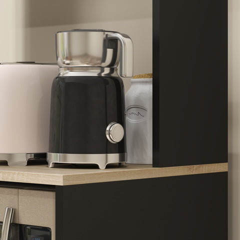 Rootz Kitchen Serving Cart - Microwave Shelf - Storage Furniture - Extra Storage - 60 x 40 x 131 cm