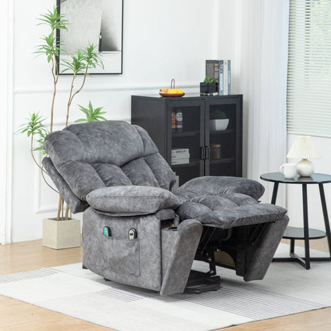 Rootz Electric Massage Chair - Power Lift Recliner - Heated Armchair - Ultimate Comfort - 95cm x 97cm x 98cm