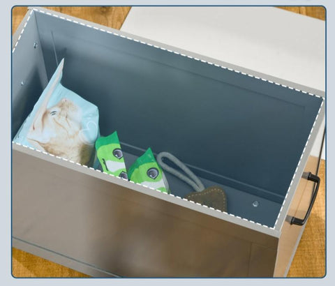 Rootz Elevated Feeding Bowl - Raised Pet Feeder - Pet Feeding Station - Improves Digestion - 60L x 30W x 41H cm