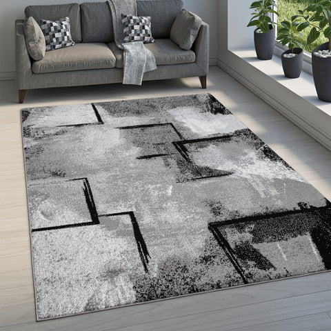 Contemporary Area Rug – Modern Abstract Design – Soft & Cozy – Durable Quality