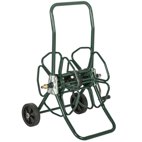 Rootz Garden Hose Roller on Wheels - Hose Car - Portable Reel - Easy Watering - 51.5cm x 60.5cm x 78.5cm