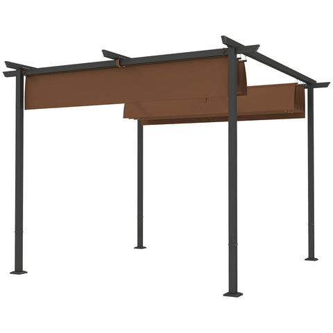 Rootz Pergola Garden Outdoor Canopy - Pavilion - UV Protection - UPF30+ - 300x300x227cm
