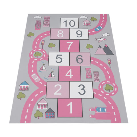 Children's Play Rug - City Streets Design – Durable & Soft – Easy Clean – Imagination Boost