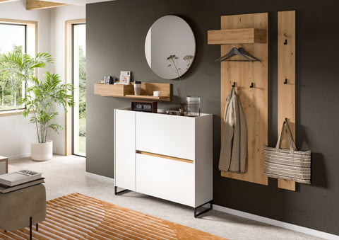 Rootz Wardrobe Set - Storage Solution - Closet Ensemble - Ample Space - 197x236x32cm