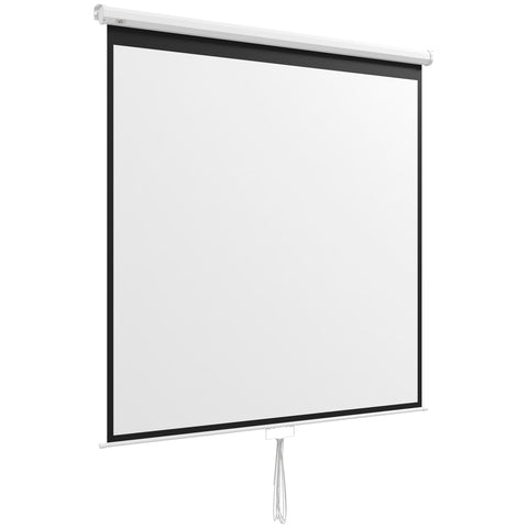 Rootz 99" Projection Screen - Video Projector Screen - Home Theater Screen - 4K HD Clarity - 178cm x 178cm
