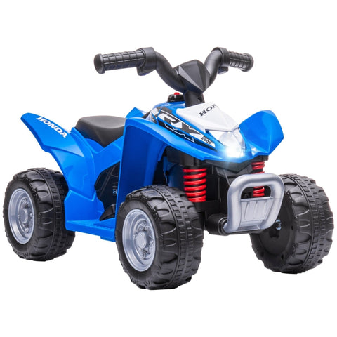 Rootz Children's Electric Quad Bike - Kids Ride On ATV - Toy Quadcopter - LED Lights - Realistic Driving Experience - 65.5L x 38.5W x 43.5H cm