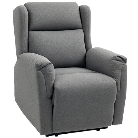 Rootz Adjustable Relaxation Armchair - Upholstery Chair - Recliner Chair - 160° Tilt for Comfort - 80x94x101cm Seated, 80x167x74cm Reclined, Grey